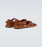 Versace Souvenir leather fisherman sandals