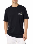 MC2 Saint Barth Man Classic Fit Cotton Jersey T-shirt Portofino With Non Ci Resta Che Sbocciare Embroidery