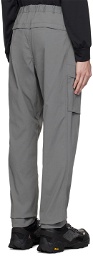Goldwin Gray Belted Cargo Pants