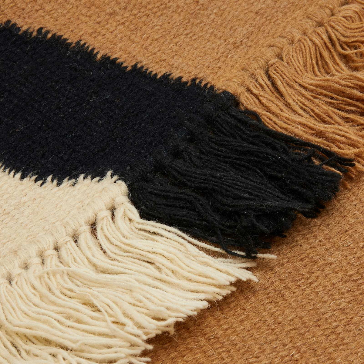 ferm LIVING Soil Kelim Runner - 70x180cm in Light Beige 