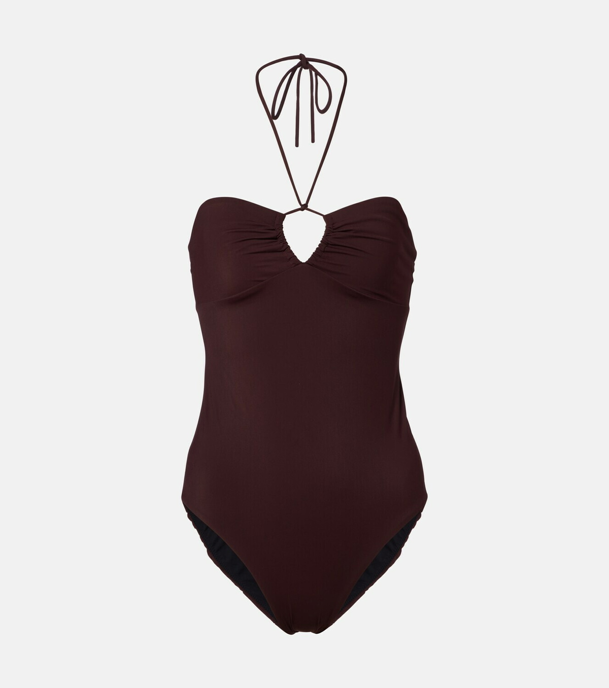 Tory Burch Keyhole halterneck swimsuit