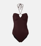 Tory Burch Keyhole halterneck swimsuit