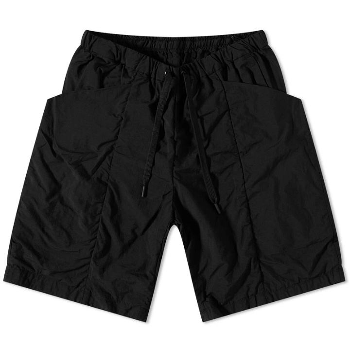 Photo: TEATORA Men's Packable Cargo Shorts in Black