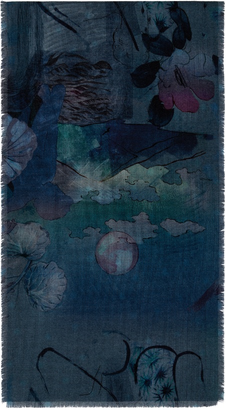 Photo: Paul Smith Blue Narcissus Scarf