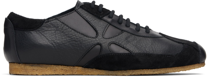 Photo: Stefan Cooke Black Slashed Trainer Sneakers