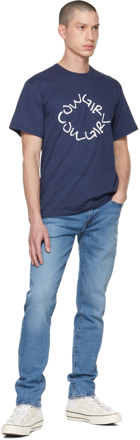 Cowgirl Blue Co Navy Penmanship T-Shirt