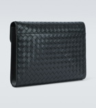 Bottega Veneta Intrecciato leather pouch