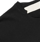 Isabel Benenato - Dip-Dyed Knitted Cotton T-Shirt - Men - Black