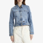 Dickies Women's Denim Slim Jacket in Rinsed Blue