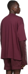 Dries Van Noten Burgundy Layer T-Shirt