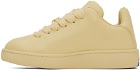 Burberry Yellow Leather Box Sneakers