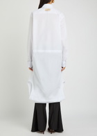 Bettter Double-shirt Cotton-blend Poplin Midi Dress White