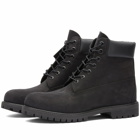 Timberland Men's 6" Premium Boot in Black Nubuck