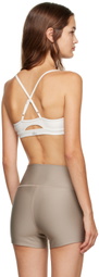Alo Off-White Airlift Intrigue Sport Bra