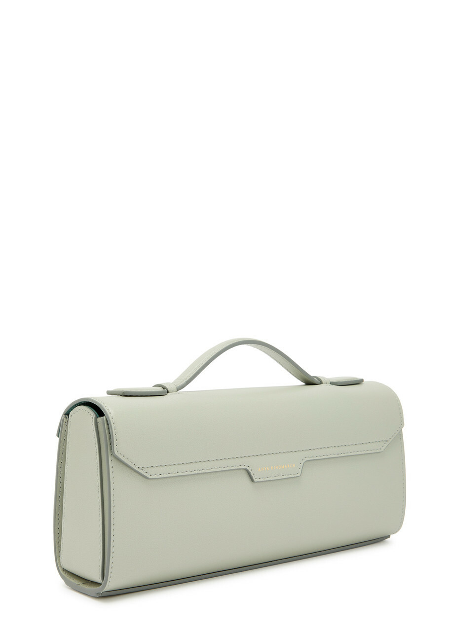 Anya Hindmarch Mortimer Leather Clutch - Light Blue - One Size