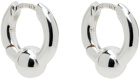 Hatton Labs Silver Ball Hoop Earrings