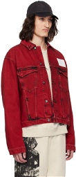 A-COLD-WALL* Red Strand Denim Jacket