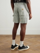 Enfants Riches Déprimés - Straight-Leg Distressed Paint-Splattered Cotton-Herringbone Shorts - Gray