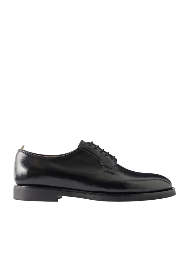 Photo: Officine Creative - Bariton Flexi 001 Leather Derby Shoes - Black