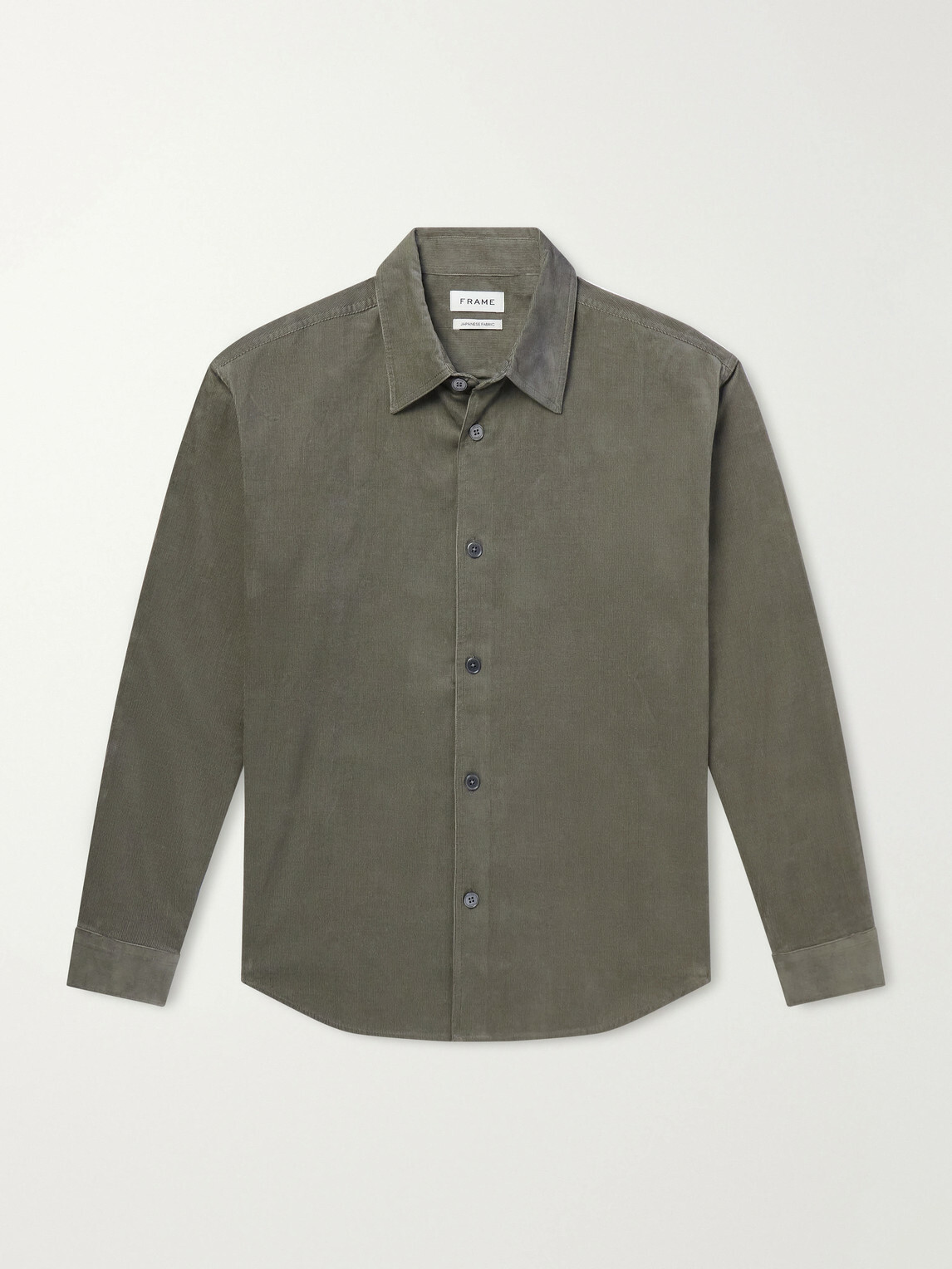 FRAME - Cotton-Corduroy Shirt - Gray