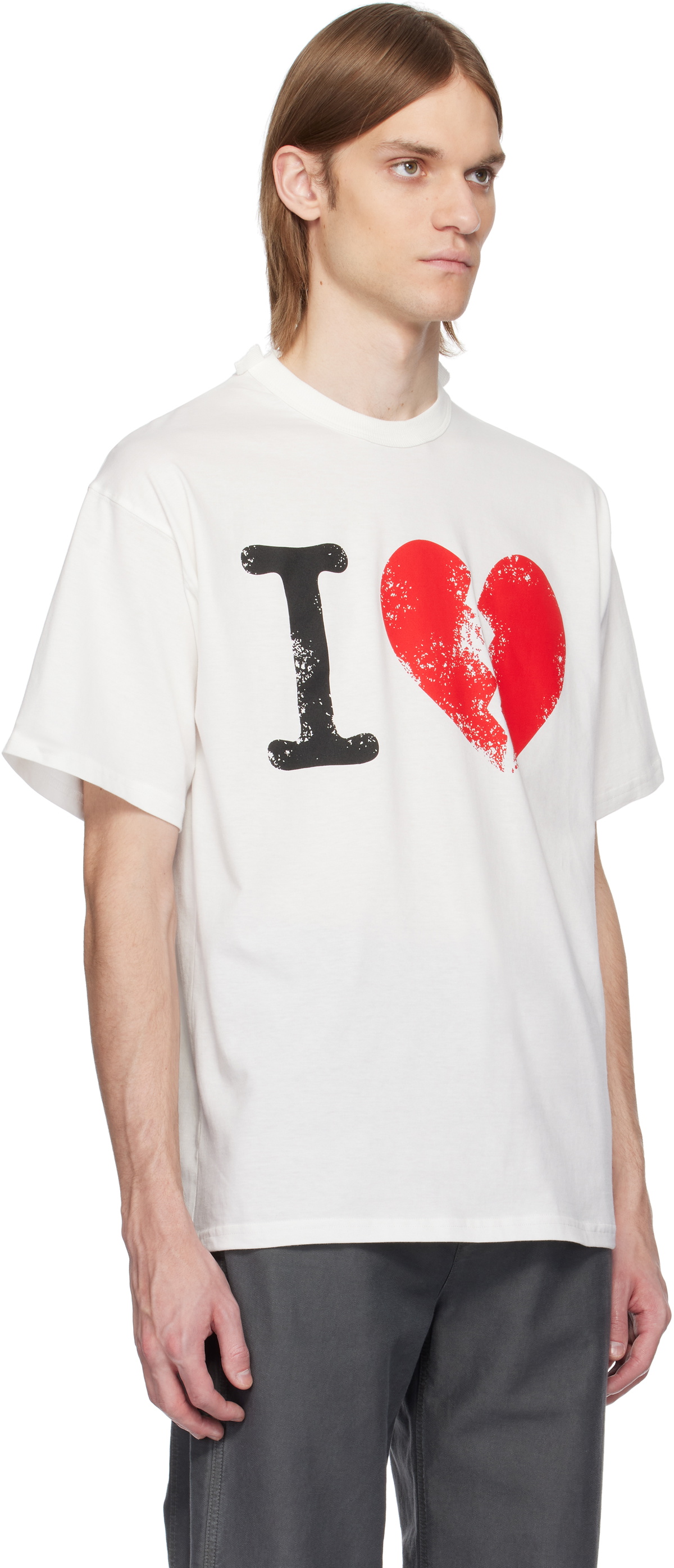 Magliano White 'I Suffer' Short Sleeve T-shirt