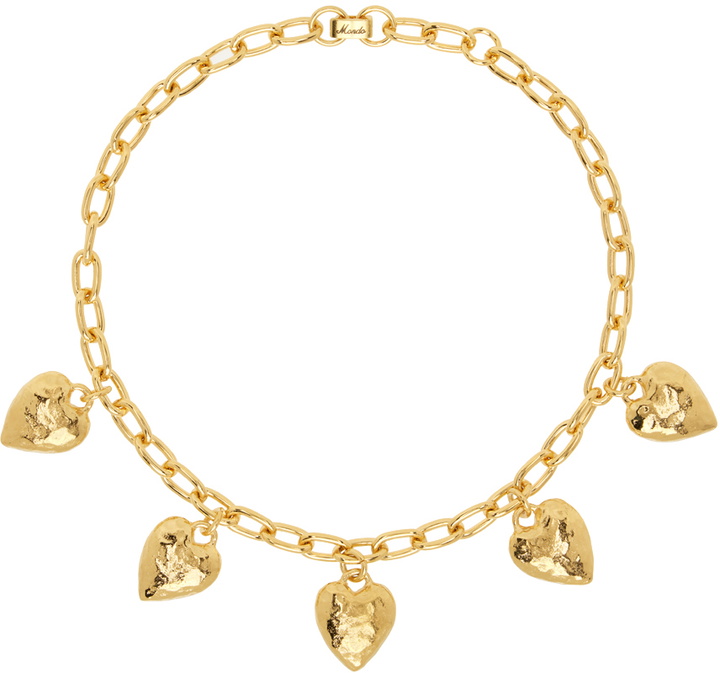 Photo: Mondo Mondo Gold Heart Burn Choker