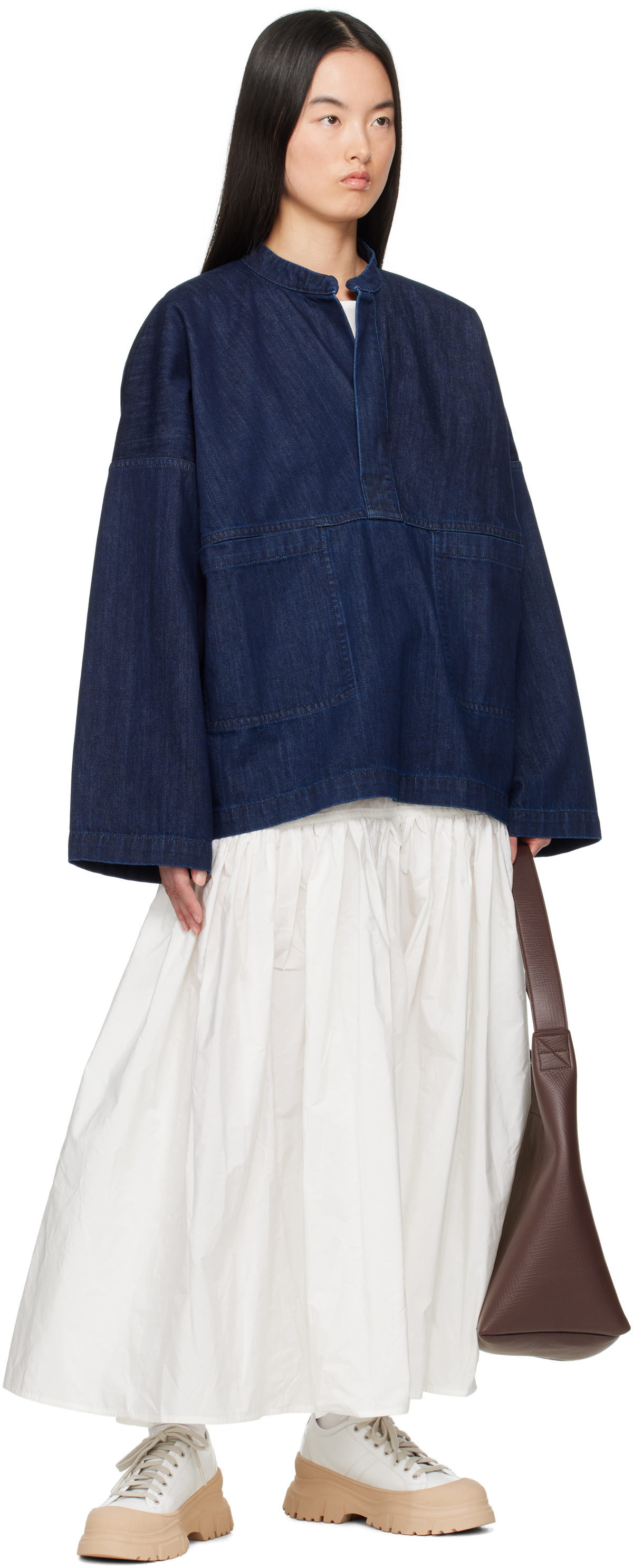 Sofie D'Hoore Blue Basil Denim Shirt