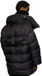 Rick Owens Black Jumbo Drella Down Coat