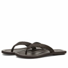 ST. Agni Women's Lattice Weave Thong in Coffee