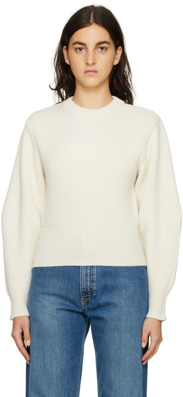 Photo: ALAÏA White English Sweater