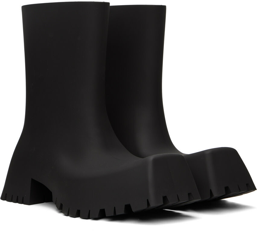 Balenciaga Black Trooper Boots