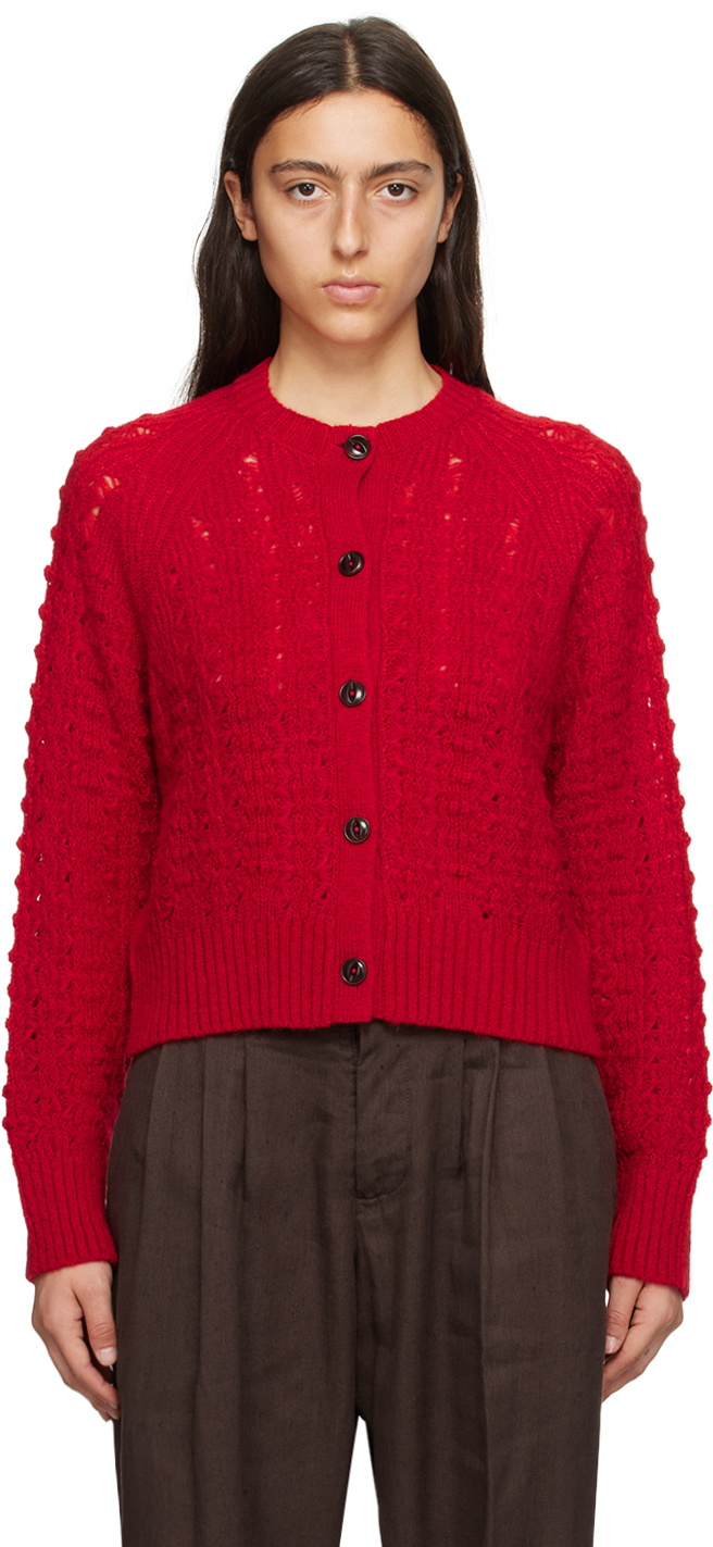 YMC Red Foxtail Cardigan YMC