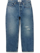 A.P.C. - JW Anderson Ulysse Tapered Distressed Jeans - Blue