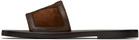 Valentino Garavani Brown Viva Superstar Sandals