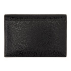 Thom Browne Black Grained Envelope Card Holder