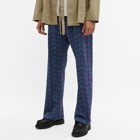 Needles Men's Poly Jacquard Track Pant in Papillon