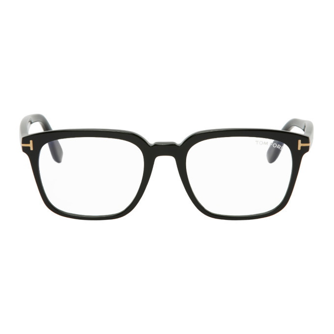 Photo: Tom Ford Black Blue Block Soft Square Glasses