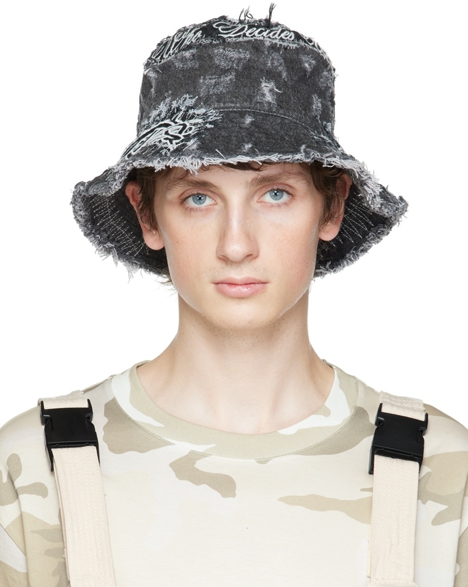 Who Decides War by MRDR BRVDO Black Crown of Thorns Bucket Hat Who 