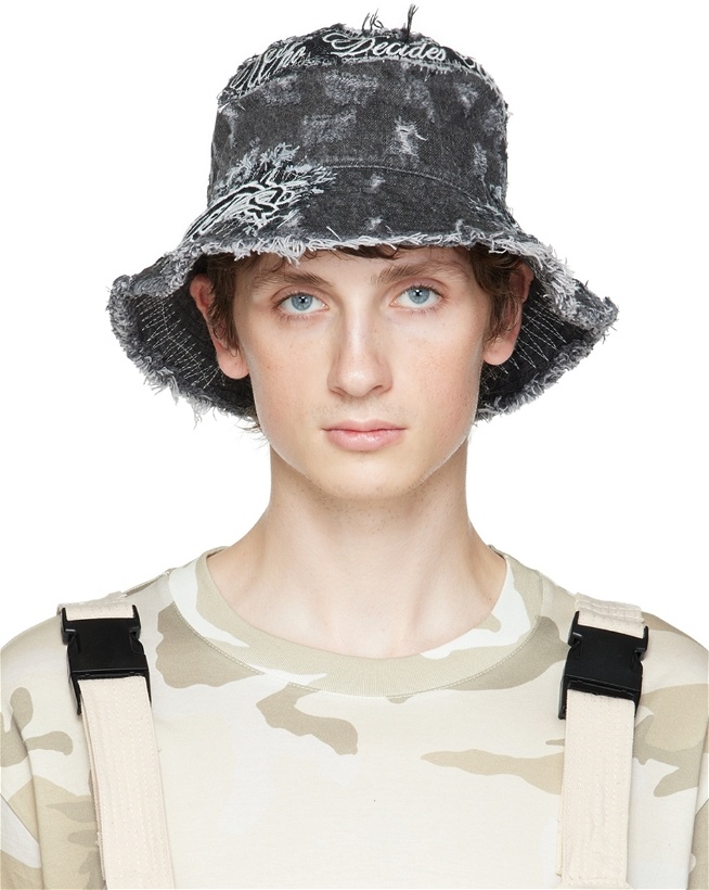 Photo: Who Decides War by MRDR BRVDO Black Crown of Thorns Bucket Hat
