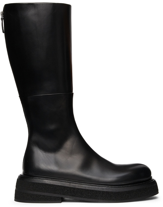 Photo: Marsèll Black Zuccone Zip-Up Boots