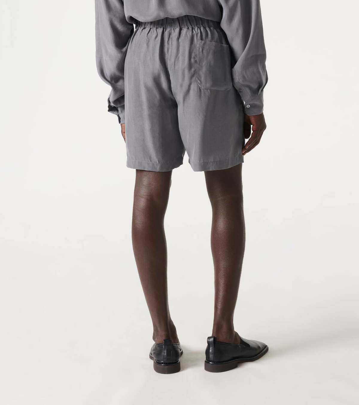 The Frankie Shop Leland cupro shorts