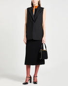 Fendi Womens Tailored Vest in Black
