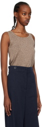 S Max Mara Brown Elica Tank Top