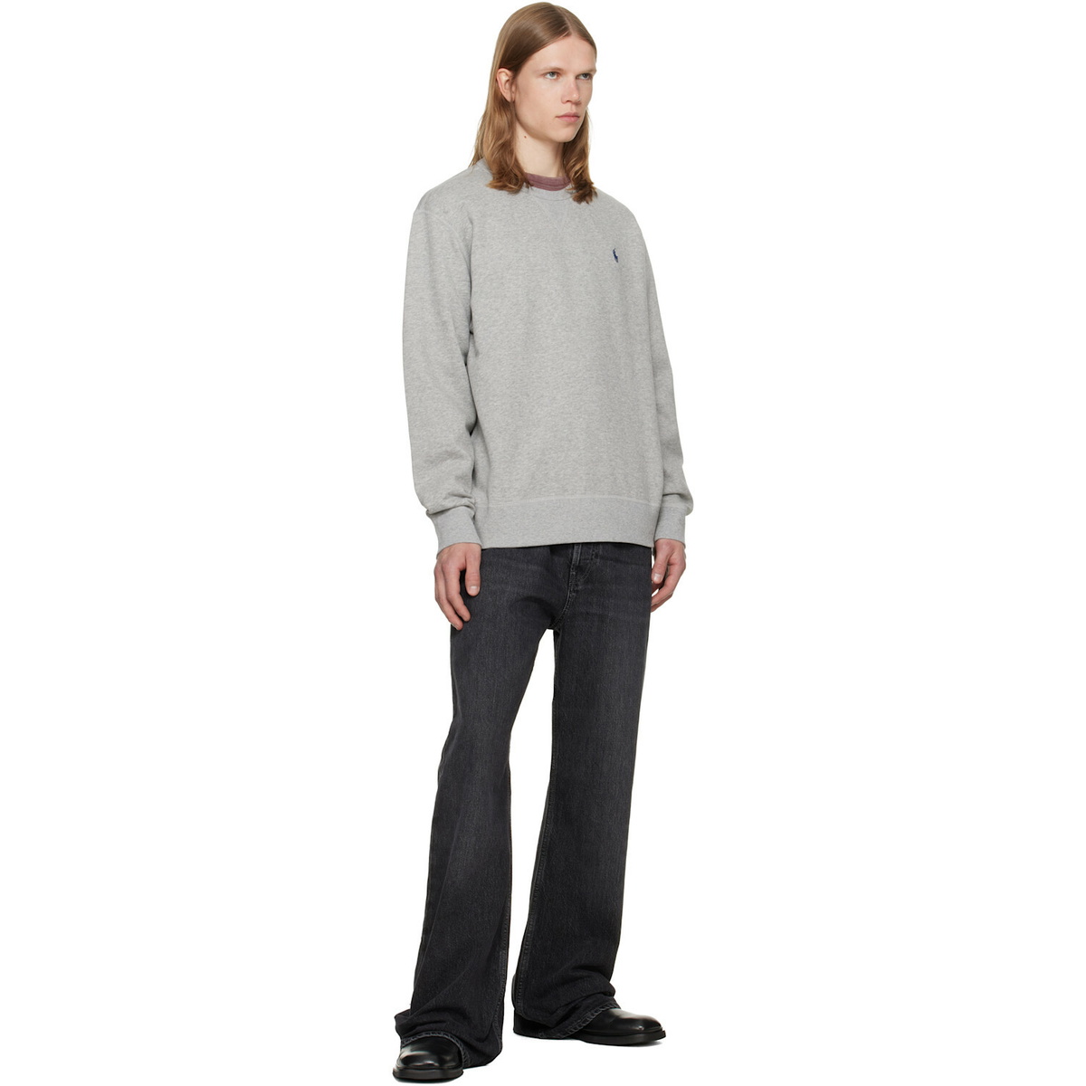 Polo Ralph Lauren Gray 'The RL Fleece' Sweatshirt