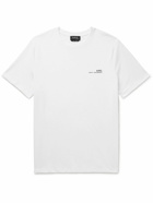 A.P.C. - Item Logo-Print Cotton-Jersey T-Shirt - White