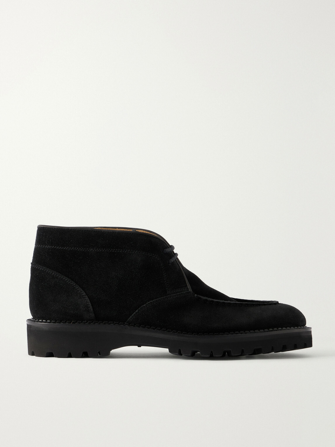 John Lobb - Chukka Suede Boots - Black
