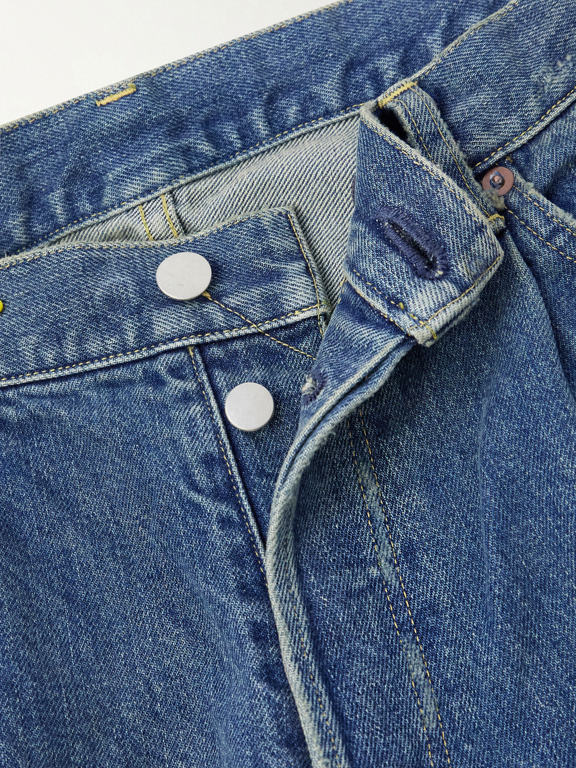 ssstein - Straight-Leg Denim Shorts - Blue