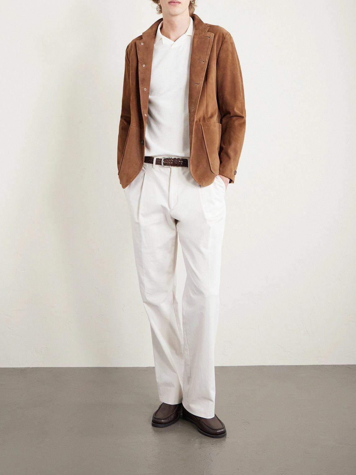 Eleventy - Cotton Polo Shirt - White