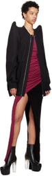Rick Owens Black Tec Bomber Jacket