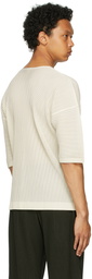 Homme Plissé Issey Miyake Beige Mesh Light T-Shirt